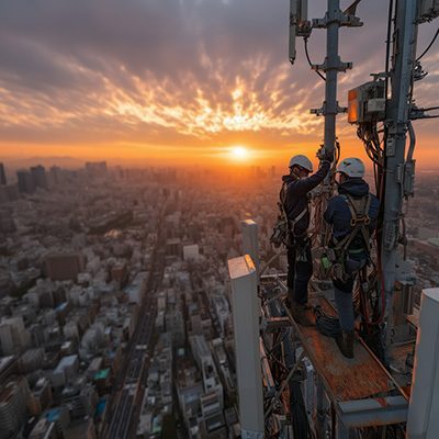 携帯基地局工事